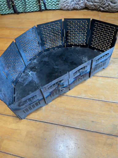 サンゾー工務店　ロダン半月　純正収納バックセット　焚き火台