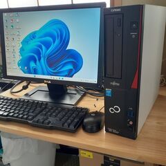 【取引中です】FUJITSU　ESPRIMO　デスクトップ本体　i5　SSD（256）　12GB　office2021　マルチ　Windows11　23H2の画像