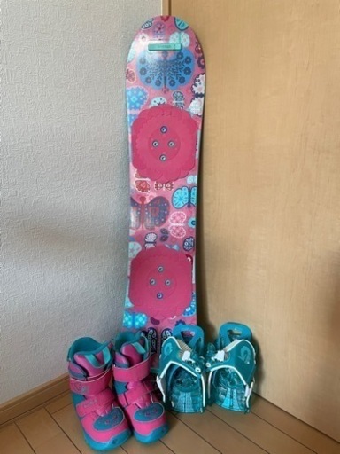 バートン　キッズ　スノーボード　3点セット