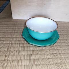 香蘭社　茶托+湯呑