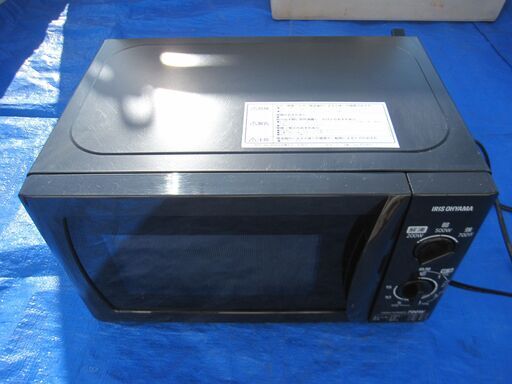 アイリスオーヤマ　電子レンジ　２０１８年製　MBL-17T6-B　ブラック　６０ｈｚ関西専用