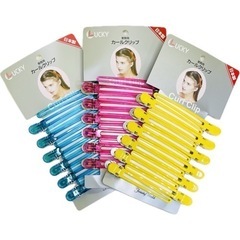 強度に優れた業務用ダッカールクリップ　プロ仕様アルミ下歯　日本製