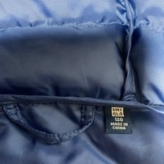 ユニクロ　中綿　アウター　120cm の画像