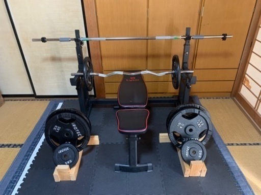 ベンチプレスセット　　値下げしません