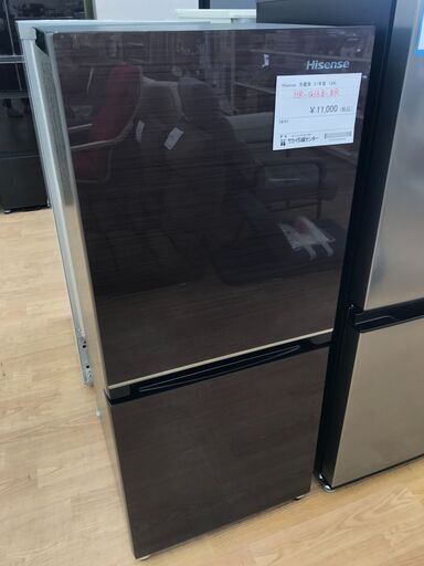 ★ジモティ割あり★ Hisense 冷蔵庫 134L 年式2021 動作確認／クリーニング済み KJ4203