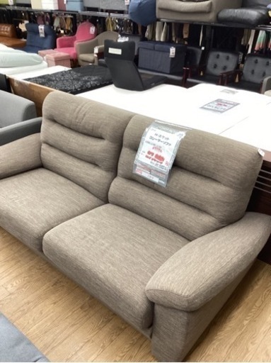 KA-46【新入荷　リサイクル品】ニトリ　Nポケット　3シーターソファ　ブラウン