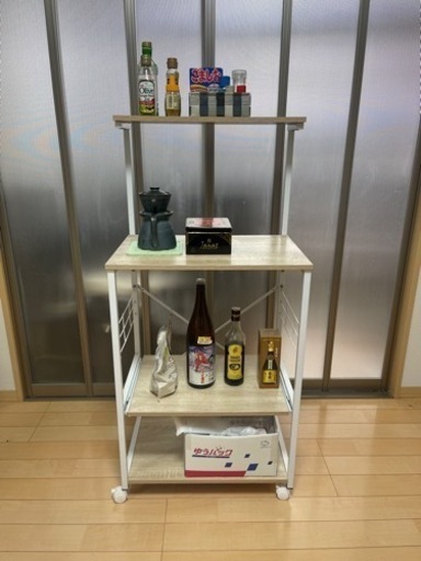 キッチンワゴン、1500円でお譲りします。