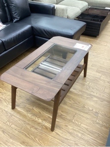 KA-50【新入荷　リサイクル品】ケユカ　マライカ/ウォールナット　ローテーブル　ブラウン