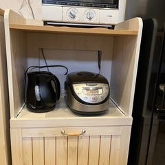 レンジ台 キッチン収納棚(家電類、中身は含みません)の画像