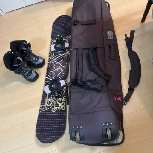 キスマーク スノーボードとビンディング（ステップイン）