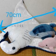 ぬいぐるみ　海の生き物セットの画像