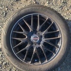 中古スタッドレスタイヤホイールセット　4本　215/55R17