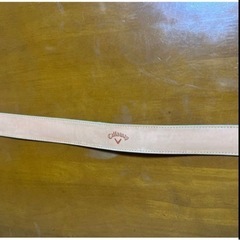 キャロウェイ ゴルフ ベルト 白　正規品の画像