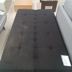 ★ジモティ割あり★  リクライニングソファ ブラック H36×D100×W170 クリーニング済み HJ1948の画像