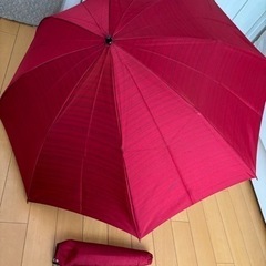 日本製！マルチボーダー柄の折りたたみ傘の画像