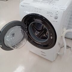☆ジモティ割あり☆ SHARP ドラム式洗濯機 ES-S7E-WL 7.0/3.5kg