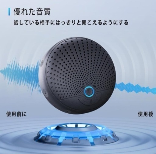 新品未使用✨️ 会議用マイクスピーカー USBスピーカーフォン 360°全指向性集音スピーカー