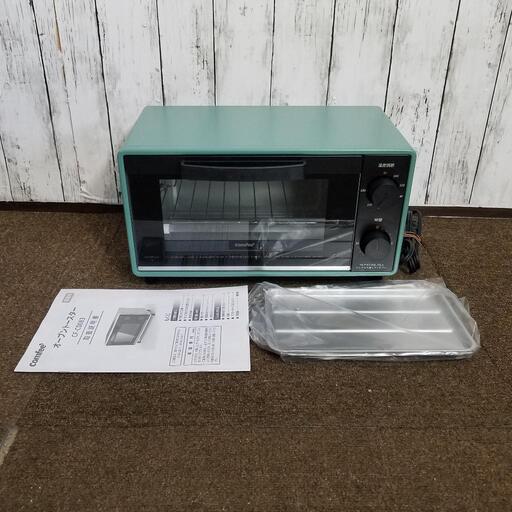 【美品】2023年製品 COMFEE' オーブントースター 8L トースター 2枚焼き タイマー設定 80~230℃まで 無段階 温度調節 1000W 上下高火力 CF-CD083 フォレストグリーン\n