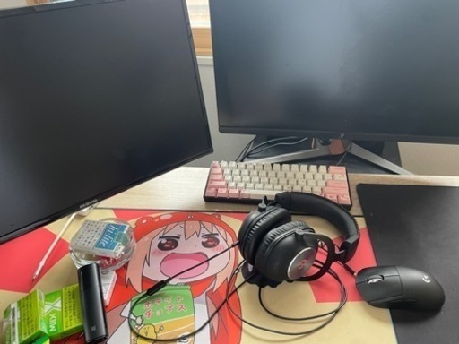 使わないので売ります。ゲーミングパソコンなど一式です。