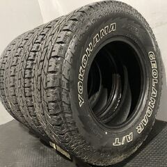 YOKOHAMA GEOLANDAR A/T G015 LT215/85R16 16インチ 夏タイヤ 4本 バリ溝 ホワイトレター ナロー ランクル70/78プラド等　(MTA590) クレジットカード QRコード決済可能