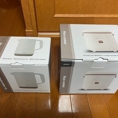 炊飯器　電気ケトルセットで
