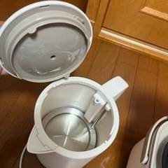 炊飯器　電気ケトルセットでの画像