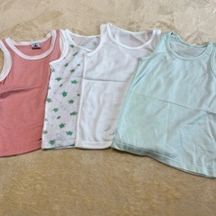 UNIQLO 100 肌着　美品　プチバトー　使用感あり