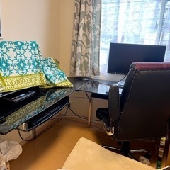 【合計5万5千円のデスクと椅子になります】パソコンデスク パソコ...