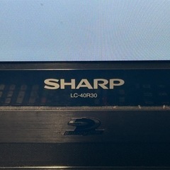 SHARP AQUOS 40インチ　内蔵HDDの画像