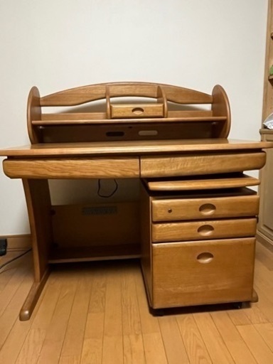 学習机　セット　本棚　袖机　マルニ　デスク