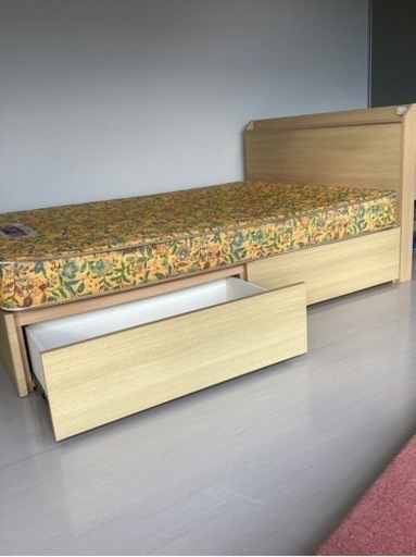 ダブルベッド【町田市再生家具】　232559