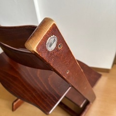 ストッケ トリップトラップ STOKKE ブラウン　おまけの座布団付きの画像