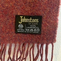 Johnstons ジョンストンズ　マフラー ストール　メランジ　中古品(状態良品)の画像
