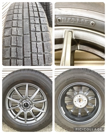 【引き渡し待機中】185/70R14 スタッドレスタイヤ付きアルミホイール　雪に備えてください　フリード　ノート　アクア　キューブ　シ