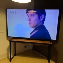 テレビとテレビ台セットです。の画像
