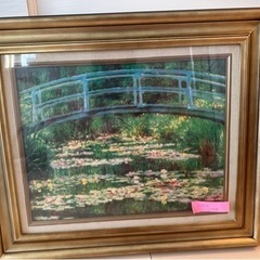 絵　ルノワール　モネ　複製画レプリカ　額縁