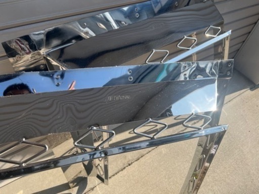 デコトラJETイノウエステンレスドアバイザー