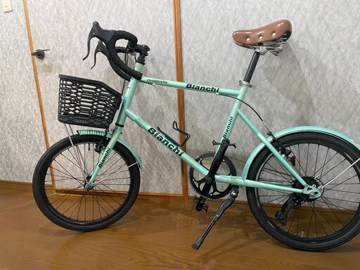 ミニベロ 16インチ ビアンキカラー チェレステ 自転車