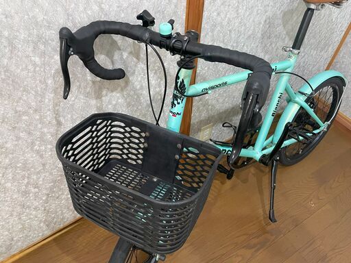 ミニベロ 16インチ ビアンキカラー チェレステ 自転車