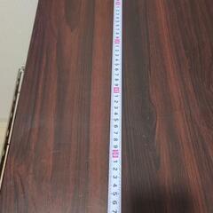 スチールラック  木製天板 レンジ台 電子レンジ台ラックの画像