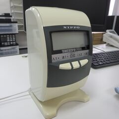 NIPPO タイムレコーダー・タイムカードラック・タイムカード 3点セット ／ ニッポー TIMEBOY8 プラス オフィス オフィス家具の画像