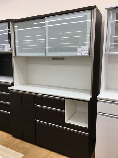 ★ジモティ割あり★ NITORI　ニトリ 食器棚  W140×D51×H200 クリーニング済み SJ4805