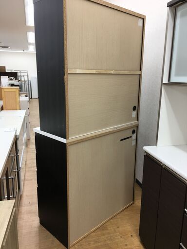 ★ジモティ割あり★ NITORI　ニトリ 食器棚  W100×D51×H205 クリーニング済み SJ4806
