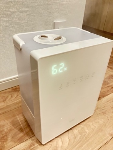 【美品！】シンプルでおしゃれな加熱超音波式加湿器