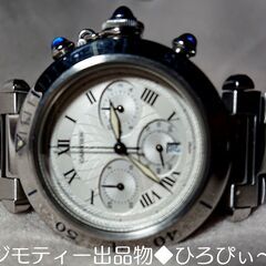 × Cartier Pasha クロノグラフ 38mm　カルティエ パシャの画像