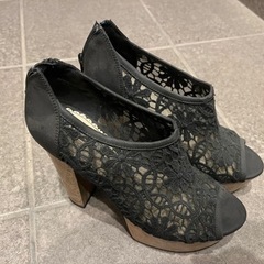 厚底サンダル　　一度のみ使用