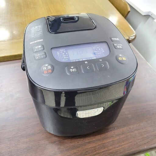 2/22アイリスオーヤマ 炊飯器 RC-ME50-B 2021年製 5.5合炊 マイコン
