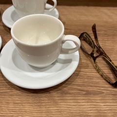 白いコーヒーカップ 6客の画像