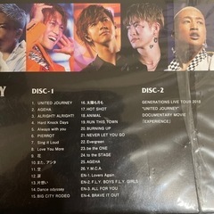 GENERATIONS from EXILE TRIBE アルバム　CD DVDの画像