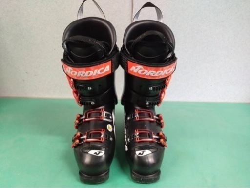 ● R)  NORDICA DOBERMANN GP 110  ノルディカ スキー ブーツ  285mm 24-24.5cm  スキー靴 ブラック×オレンジ 中古 わりと 美品 ③